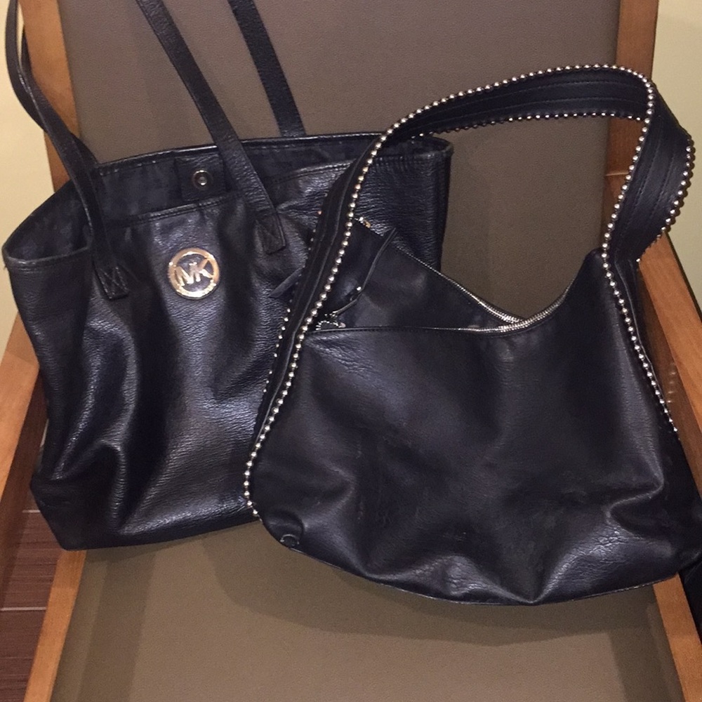 2 Black Purses BUNDLE